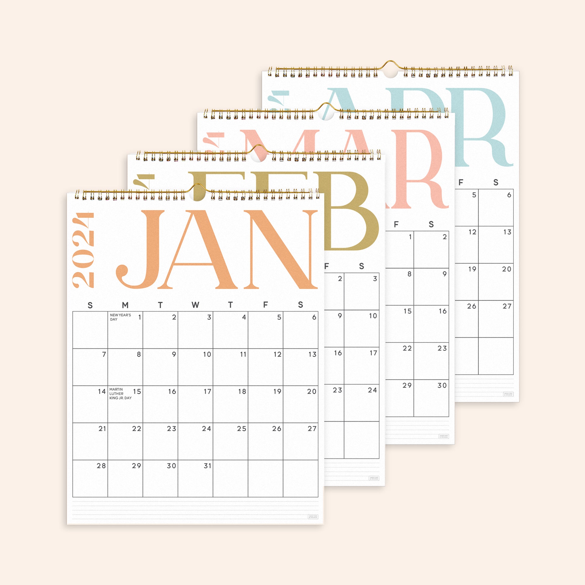 Modern Wall Calendar
