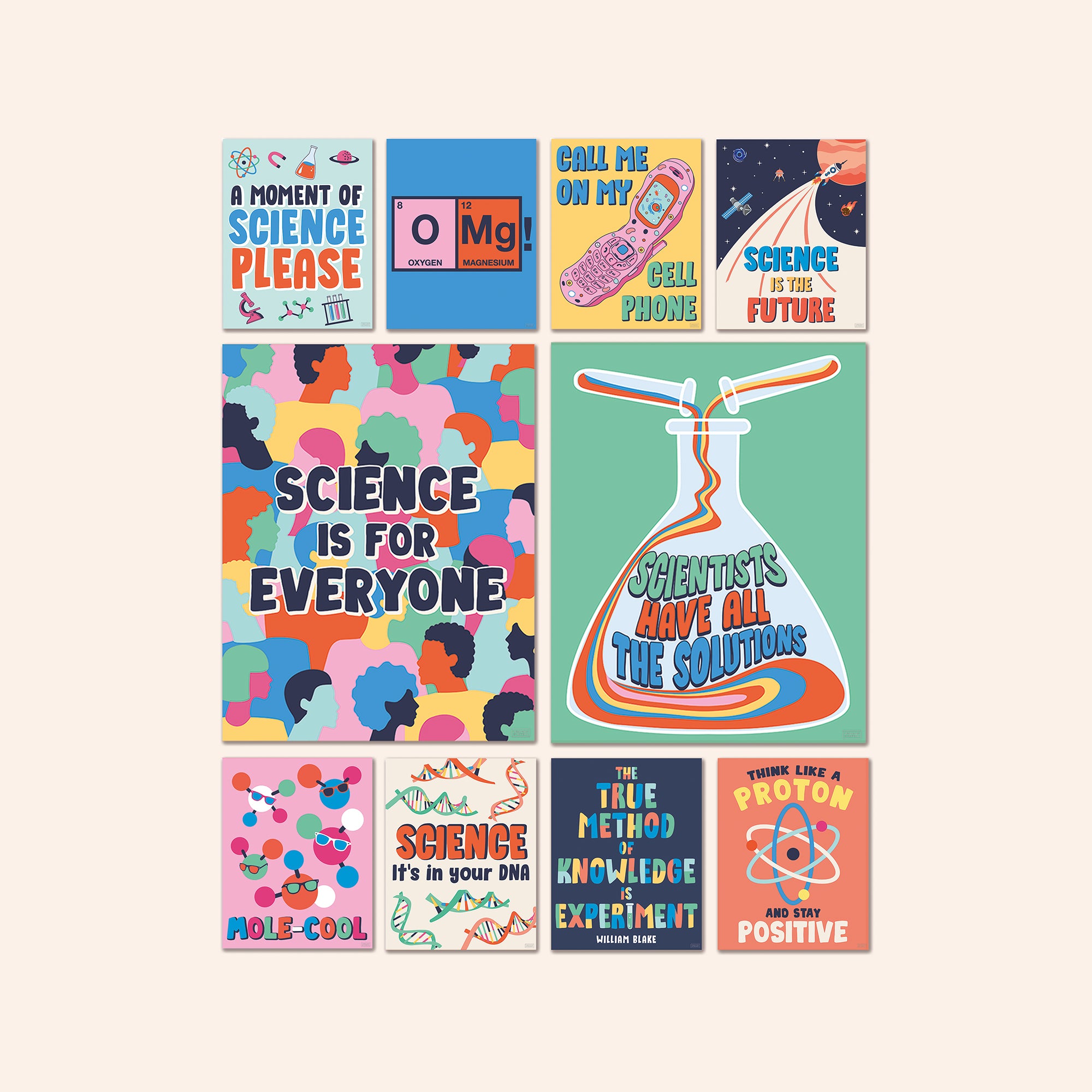 Set of Fun Science Posters | Set of 10