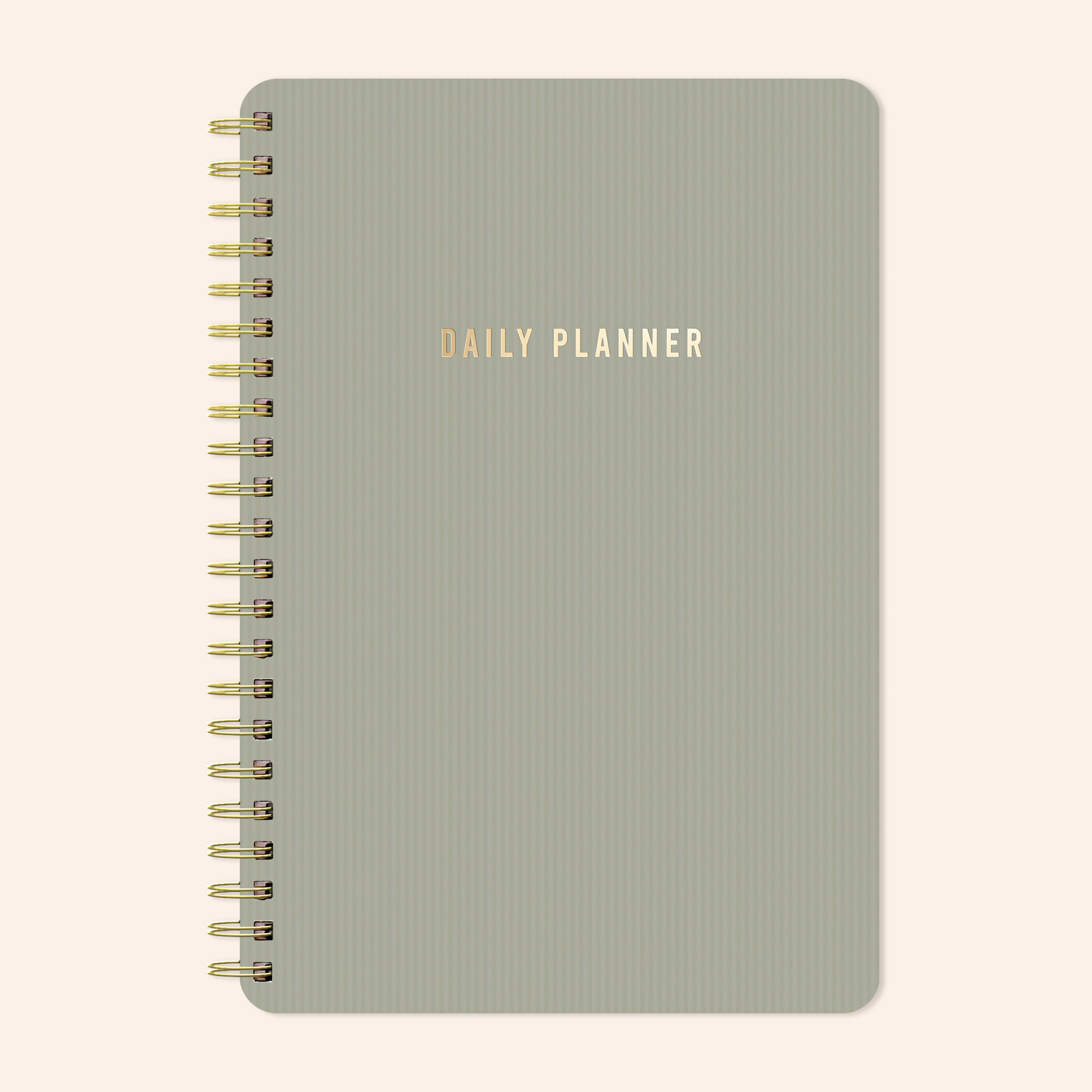 Daily Planner Notebook (Sage)
