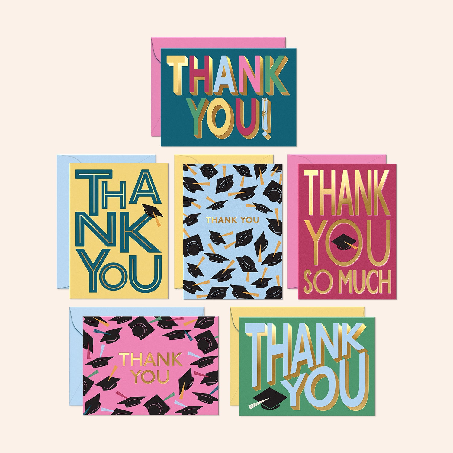 Graduation Thank You Cards | Set of 24