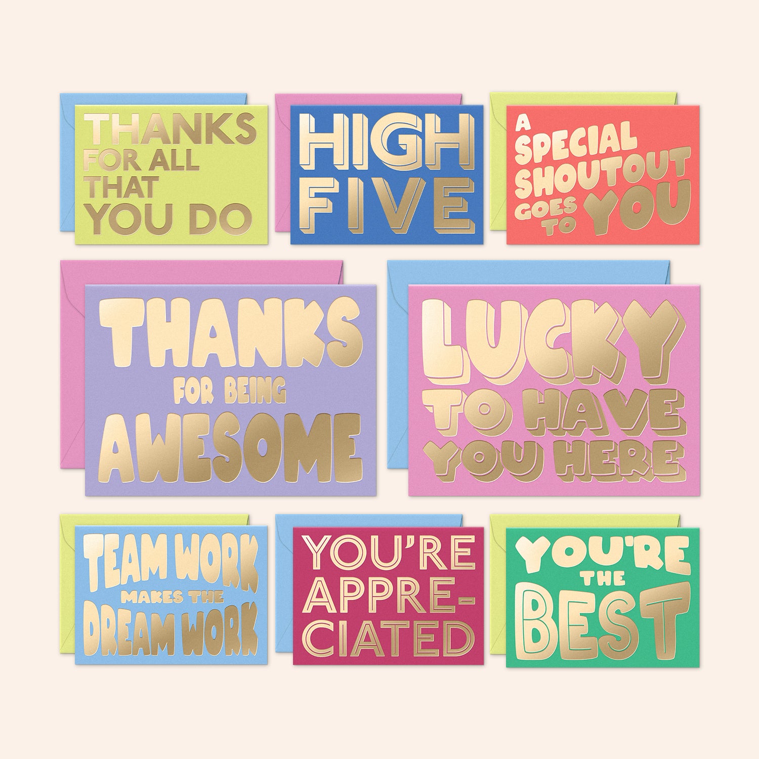 Workplace Appreciation Cards | Set of 24