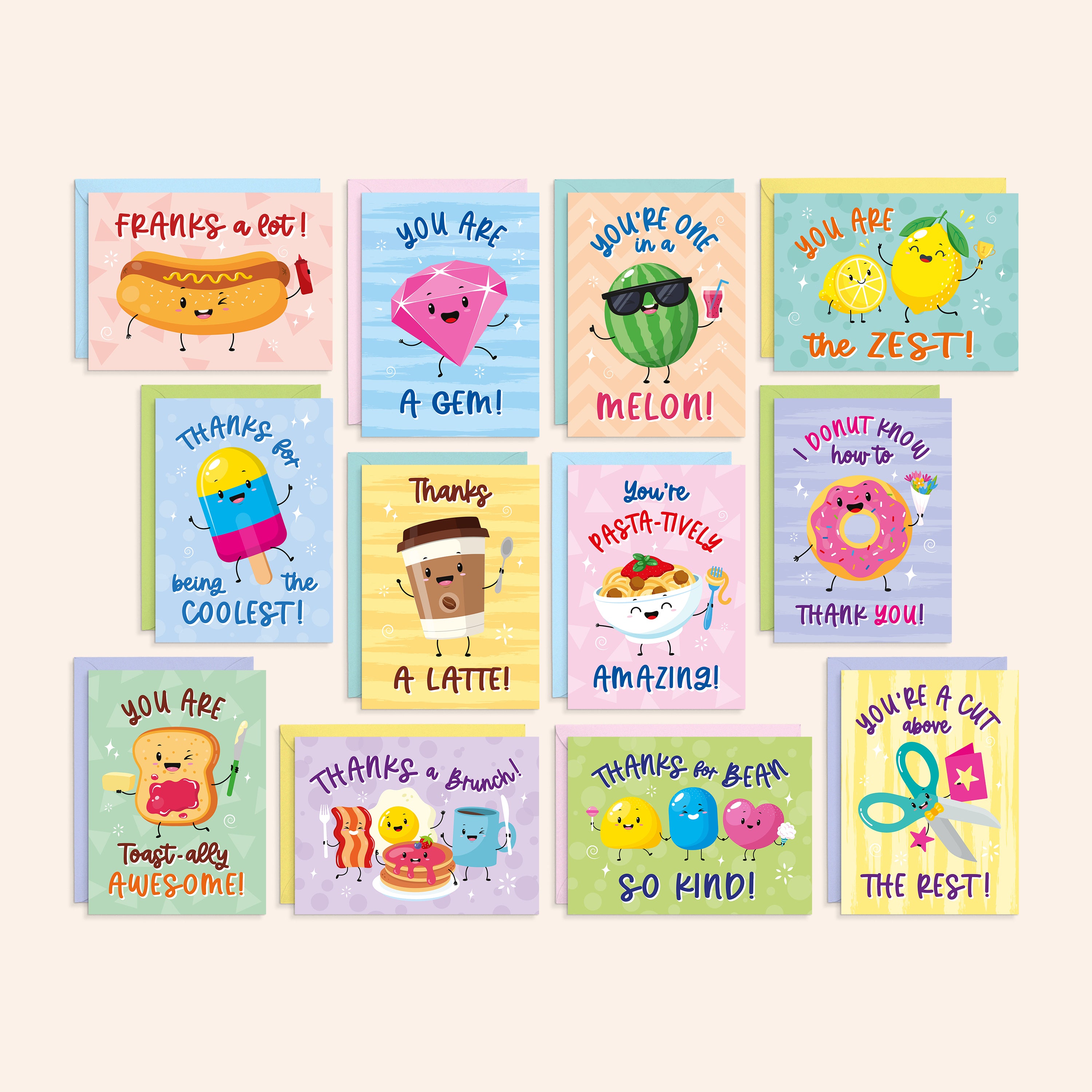 Thanks a Brunch Appreciation Cards | Set of 24