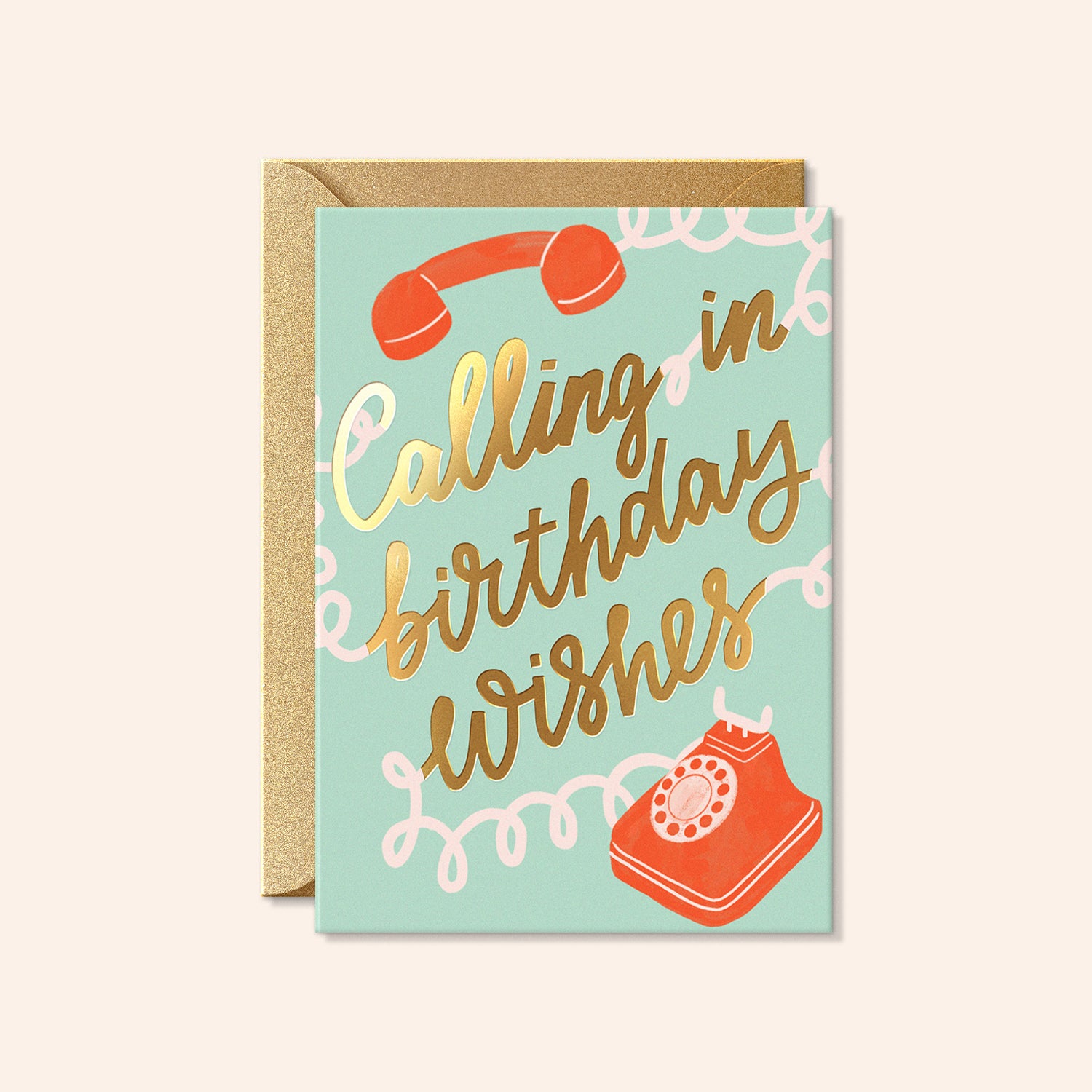 Calling Birthday Wishes Card