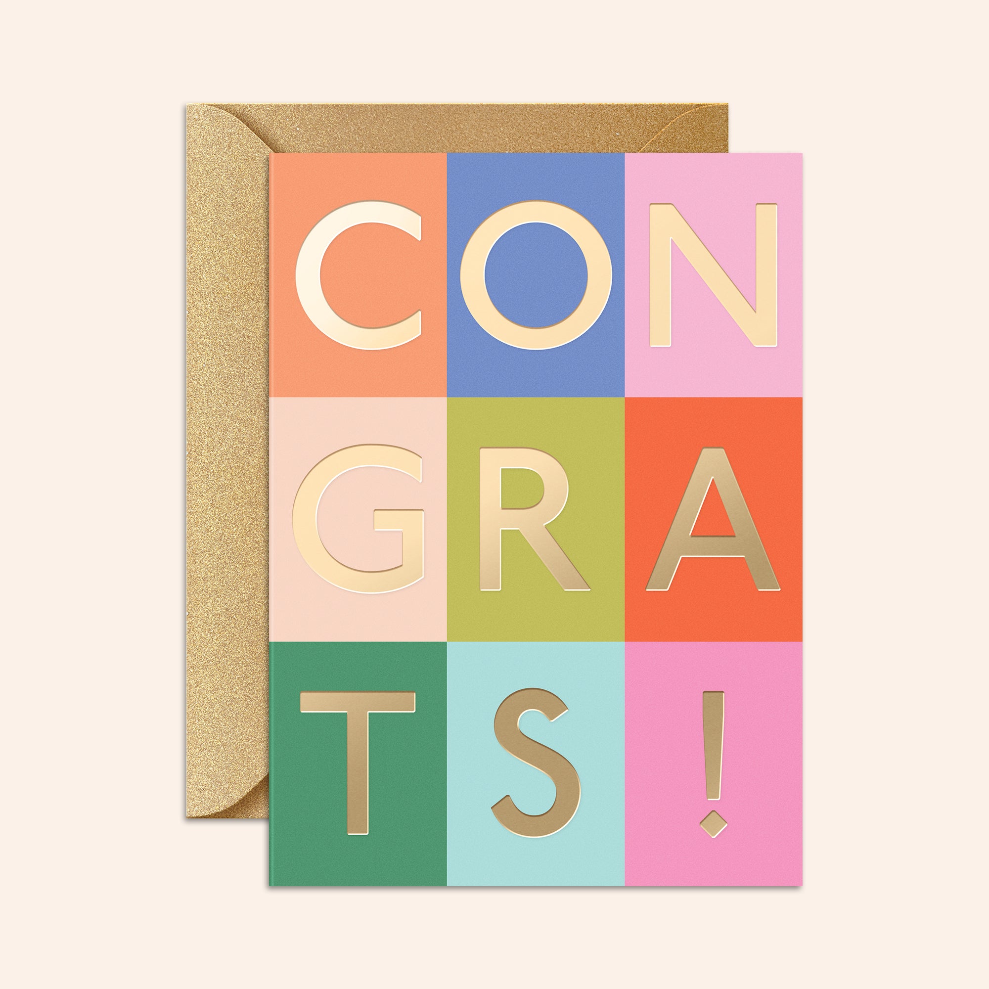 Grid Congrats Card