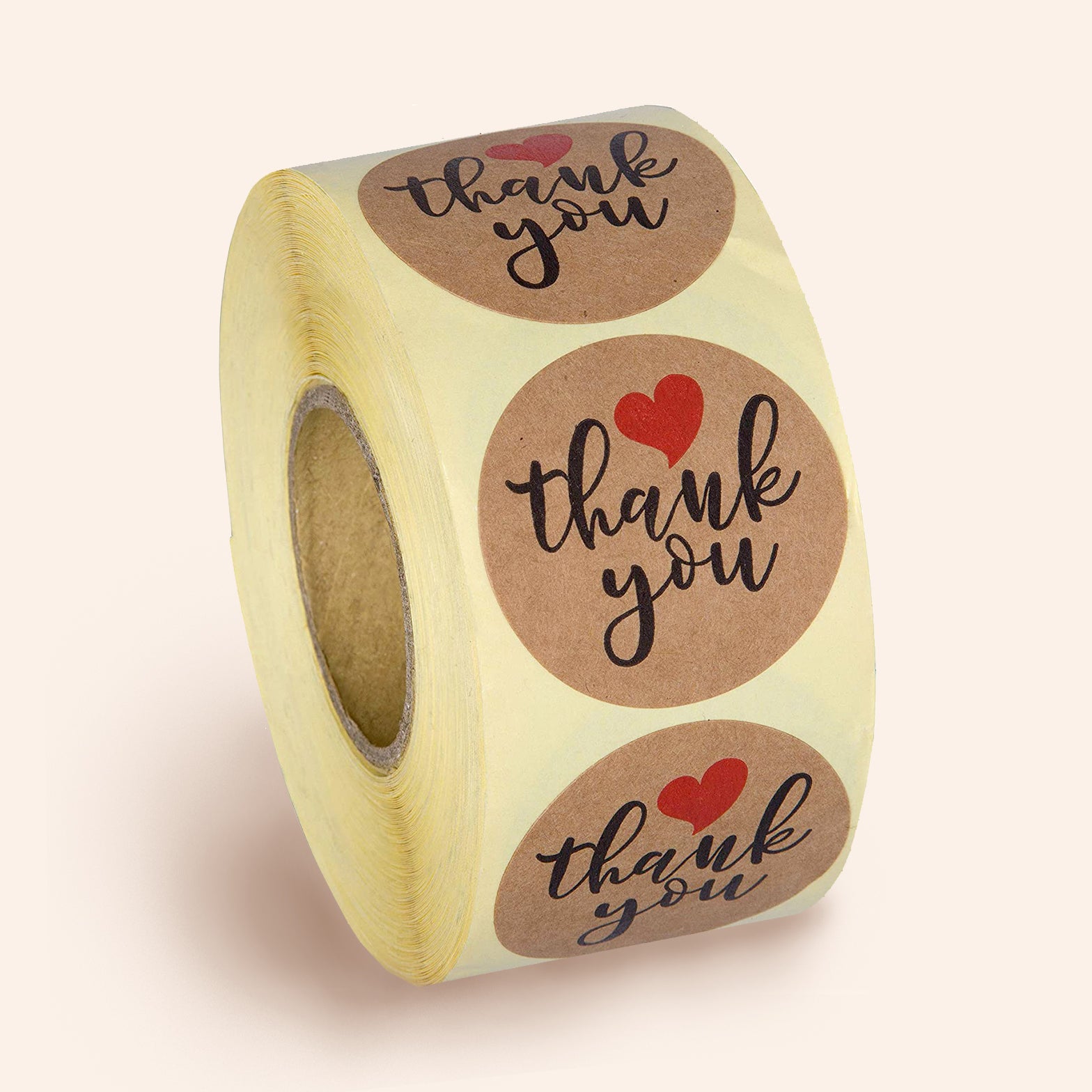 Kraft Thank You Stickers