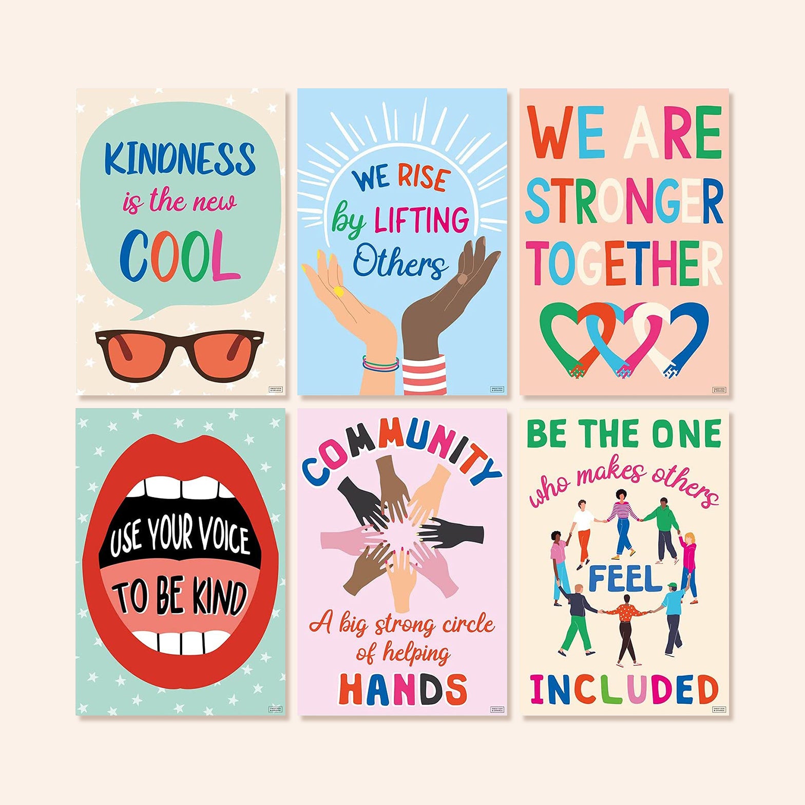 Kindness Poster Set | Set of 6