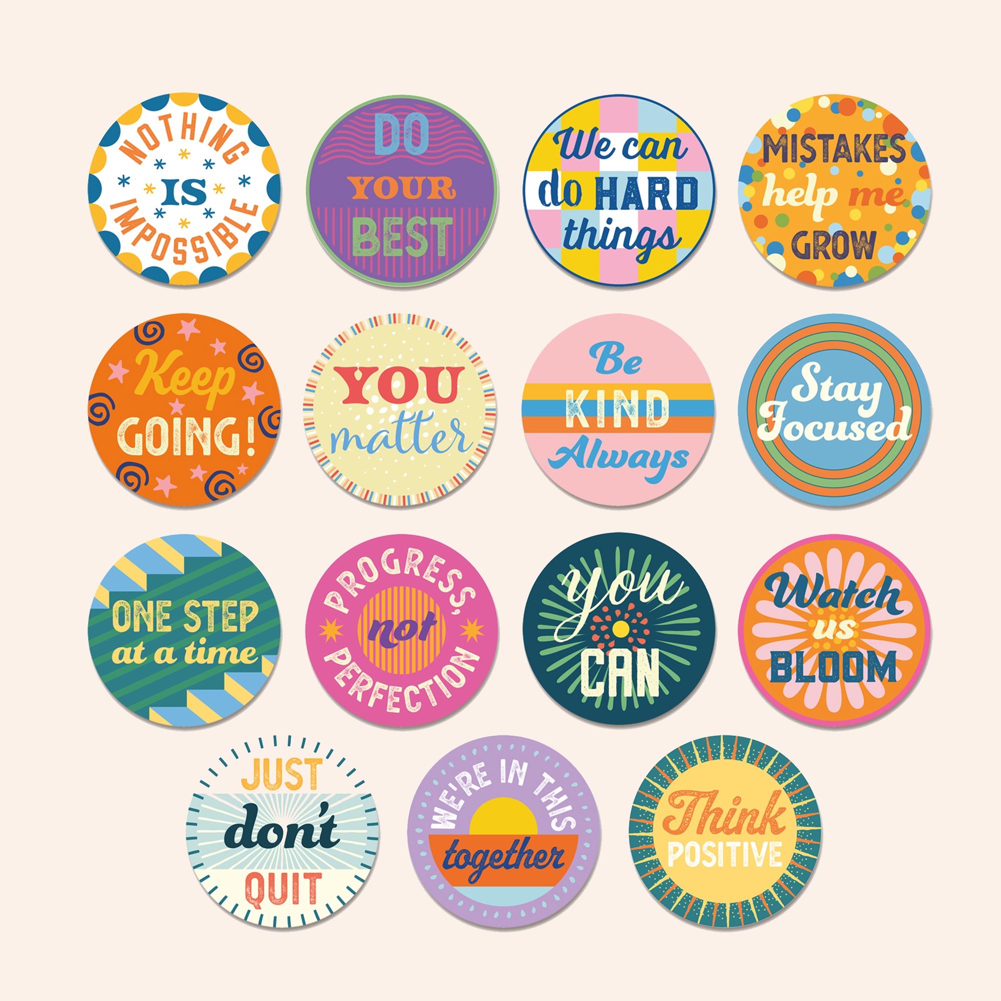Growth Mindset Confetti Classroom Accents